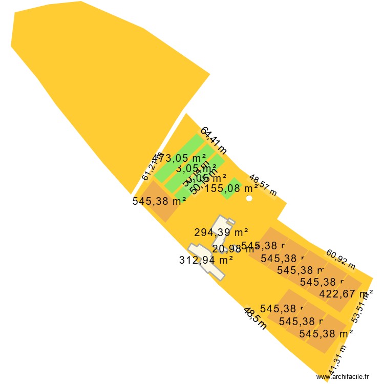 plan jardin pc et sa. Plan de 0 pièce et 0 m2