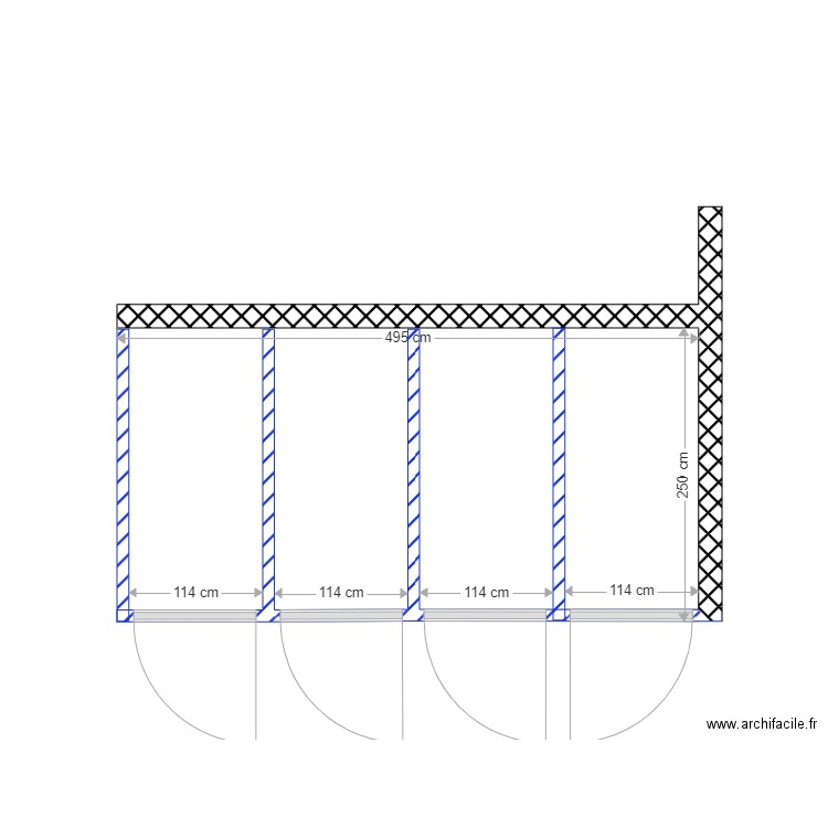 Parking GOURAN place C35 4 BOX MOTOS. Plan de 0 pièce et 0 m2