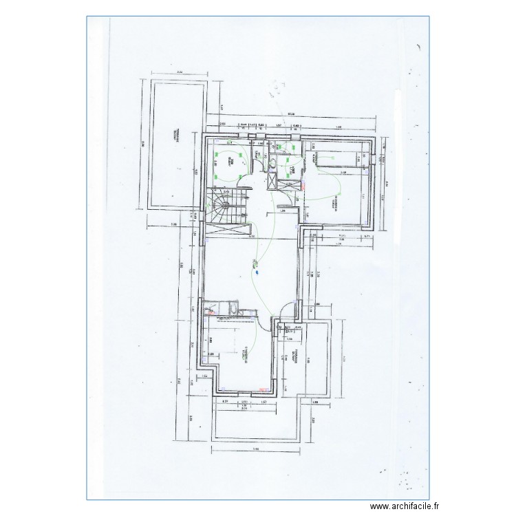 Plan Bachot etage. Plan de 0 pièce et 0 m2