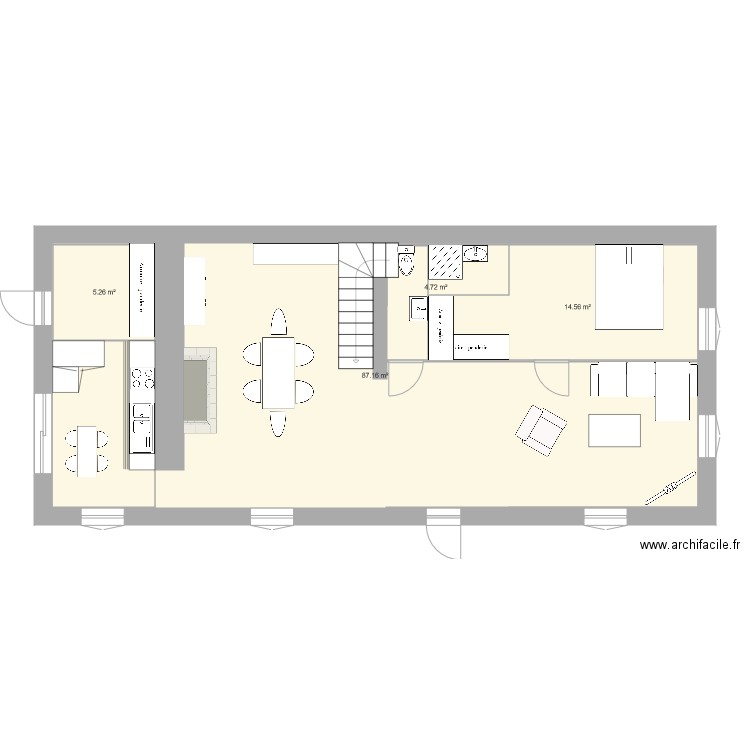 1er plan Irleau. Plan de 0 pièce et 0 m2