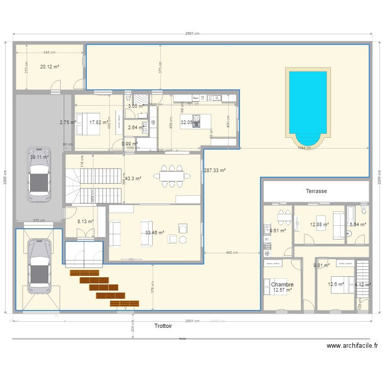 RDC et ETAGE 2. Plan de 0 pièce et 0 m2