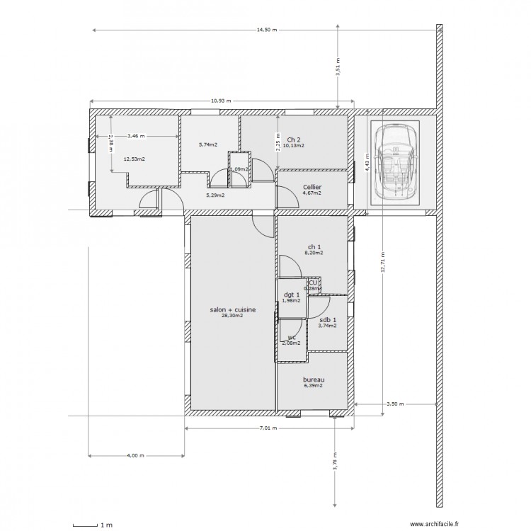 Bruno et Flo 4 patio. Plan de 0 pièce et 0 m2