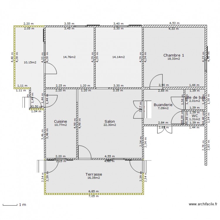 Maison BalatÃ©. Plan de 0 pièce et 0 m2