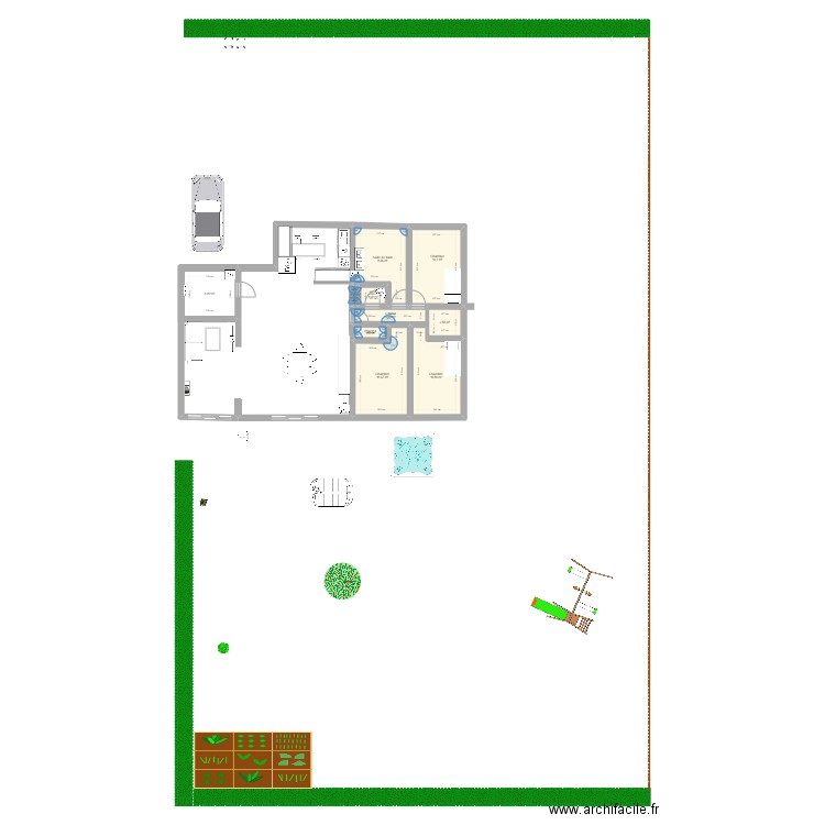 Pouancay. Plan de 0 pièce et 0 m2