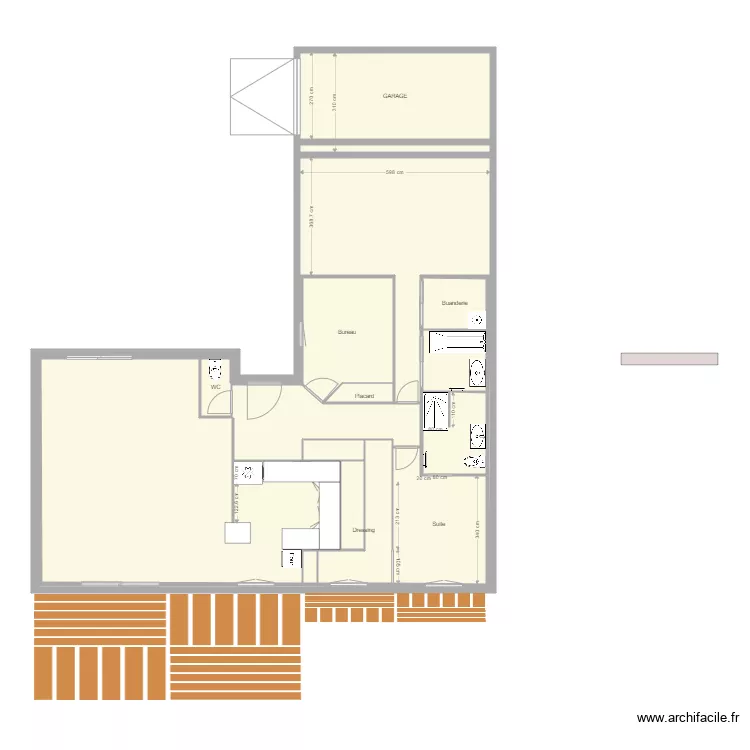 PLAN BRON COTES GARAGE. Plan de 