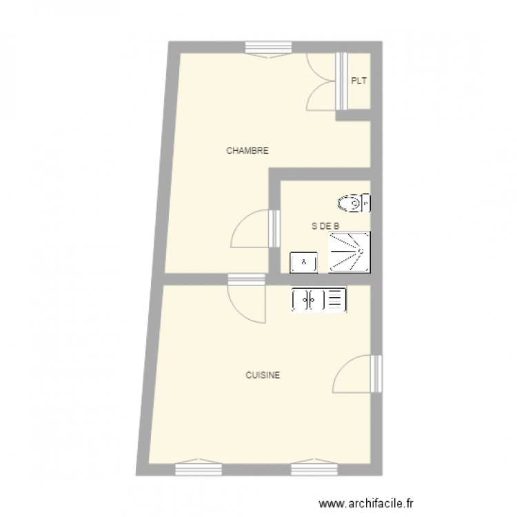 BOUSSARDON 1. Plan de 0 pièce et 0 m2