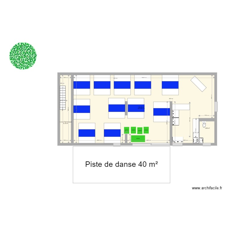 Salle de réception. Plan de 0 pièce et 0 m2