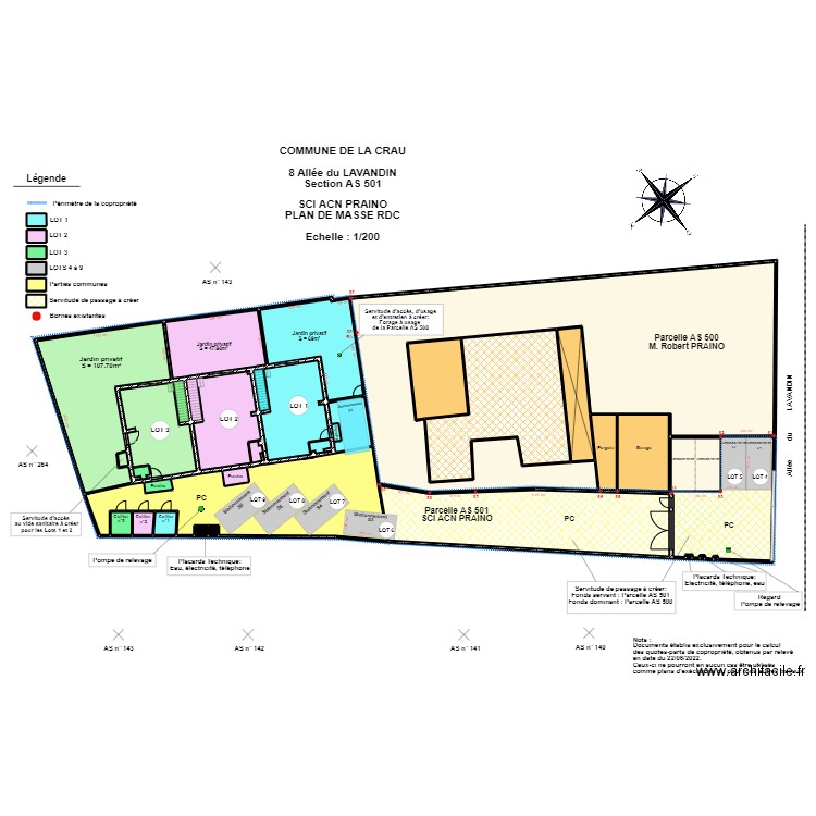 SCI ACN PRAINO MASSE A3. Plan de 0 pièce et 0 m2
