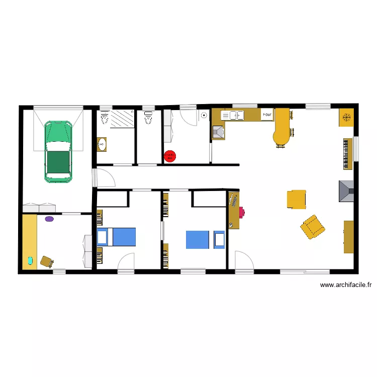 ma maison. Plan de 