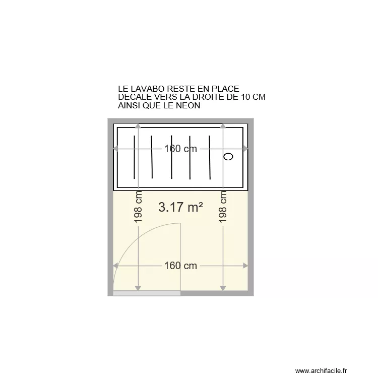 LOGEMENT VACANT BEUVRY. Plan de 
