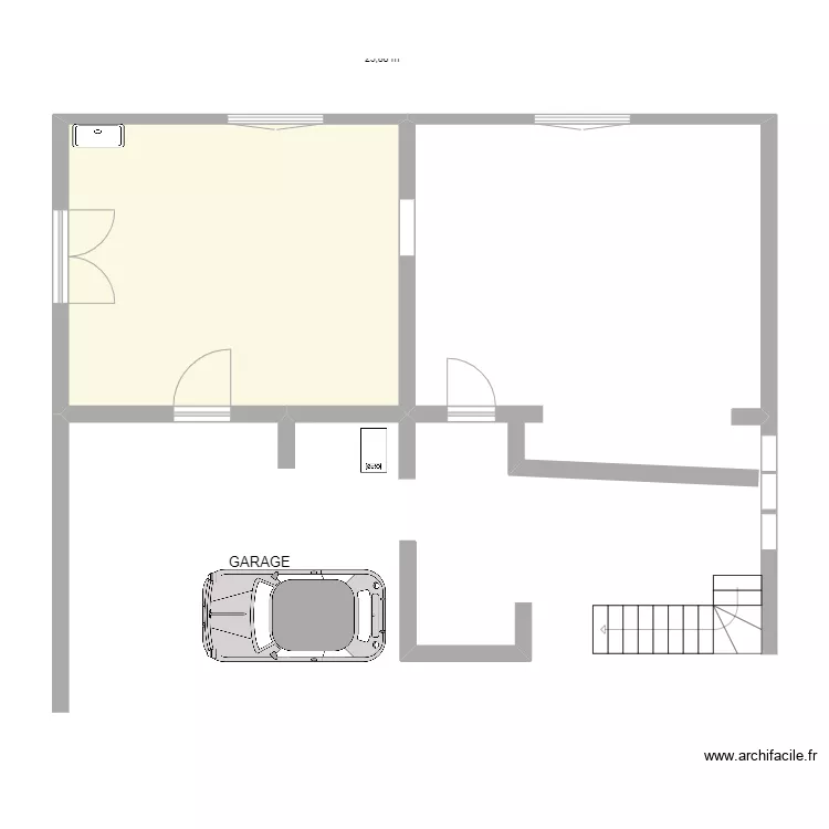 JALLAIS SS PROJET. Plan de 