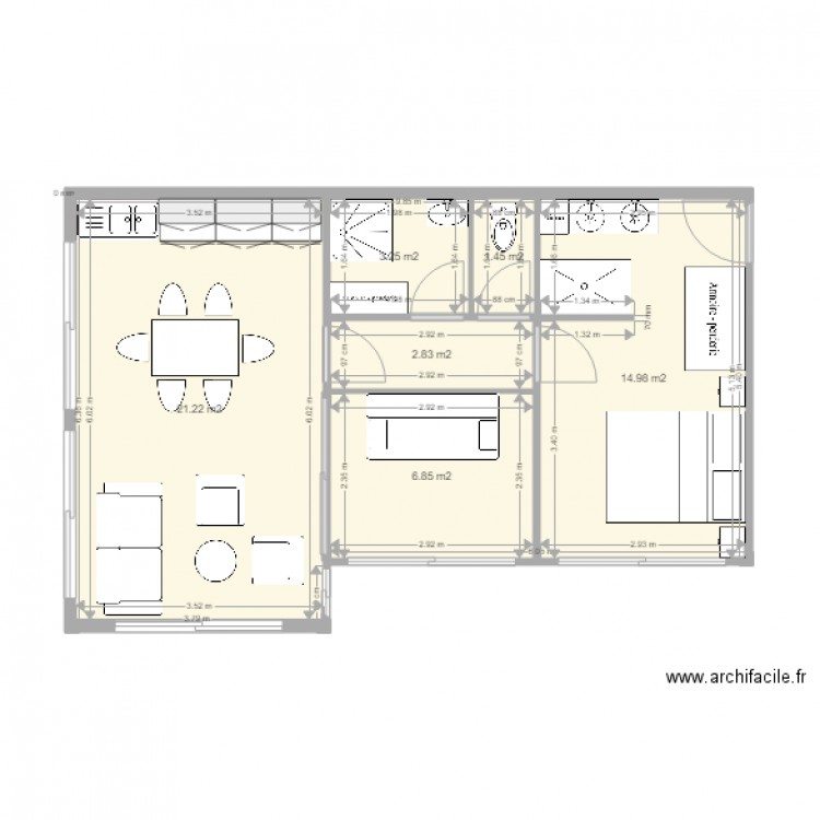 MAISON SUZ ET JC gros oeuvre 2. Plan de 0 pièce et 0 m2