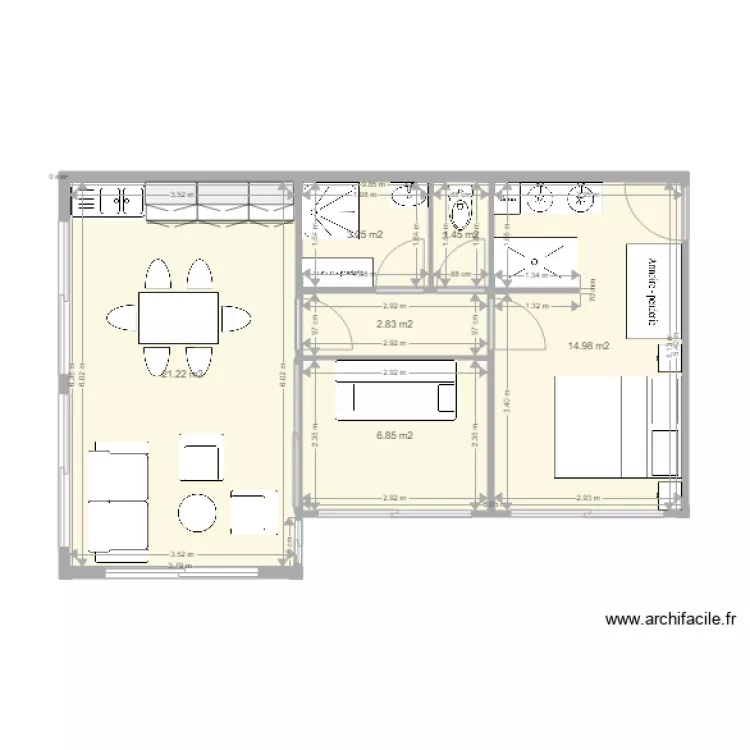 MAISON SUZ ET JC gros oeuvre 2. Plan de 