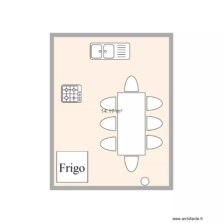 Salle de bain 1. Plan de 