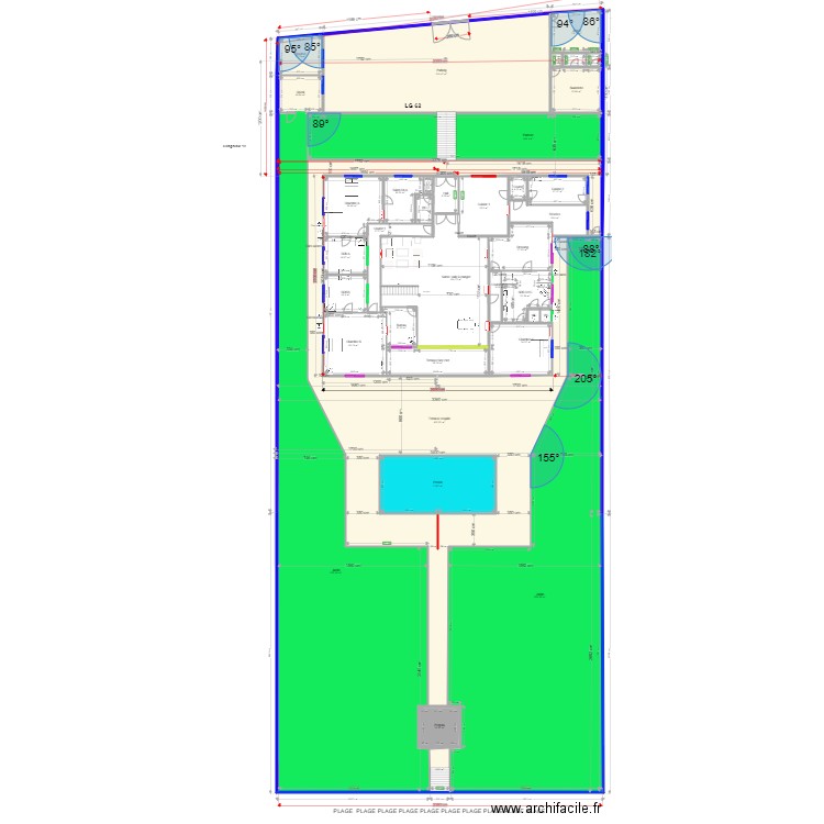 A LG 62 REZ . Plan de 0 pièce et 0 m2