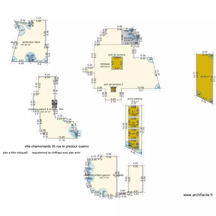 plan terrasse chamoniards ouemo. Plan de 