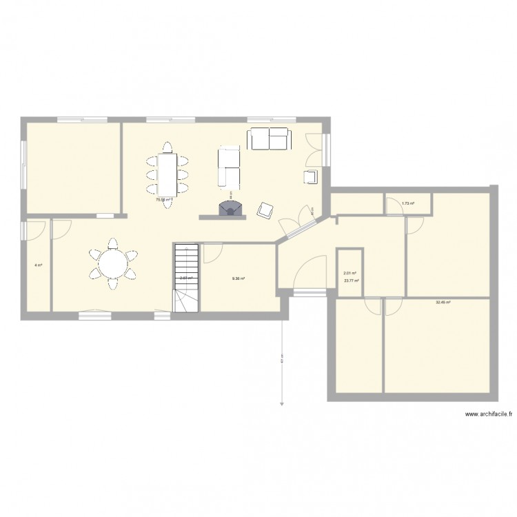 rez aulnes projet 004. Plan de 0 pièce et 0 m2