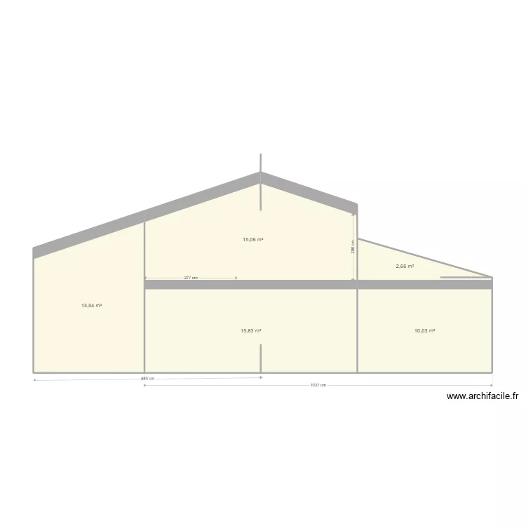 corinne facade ouest pas touche 2. Plan de 