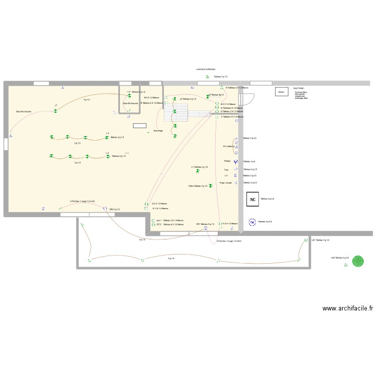 Pascal RDC. Plan de 0 pièce et 0 m2