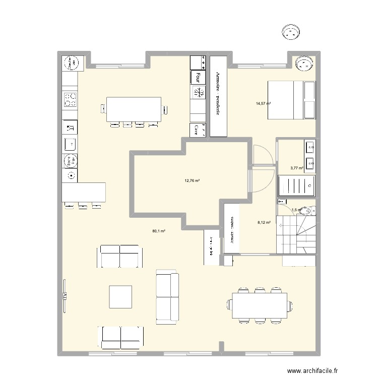 de gaulle Pornichet v1. Plan de 0 pièce et 0 m2