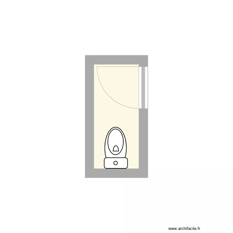 93AB TRONSON AVT WC. Plan de 