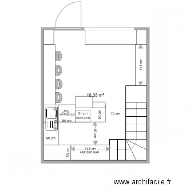 rdc bubble. Plan de 0 pièce et 0 m2