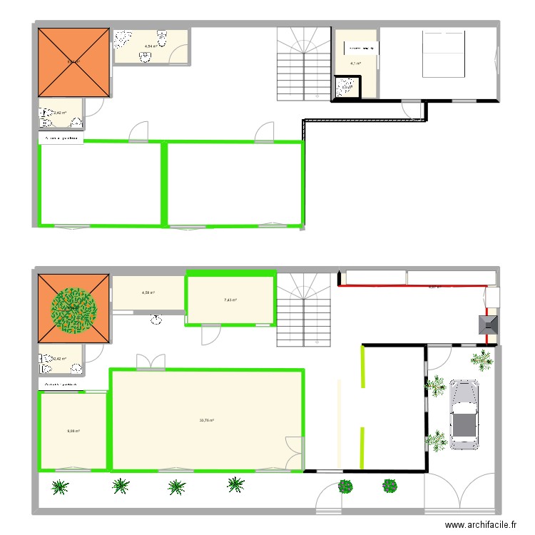 maison1. Plan de 0 pièce et 0 m2