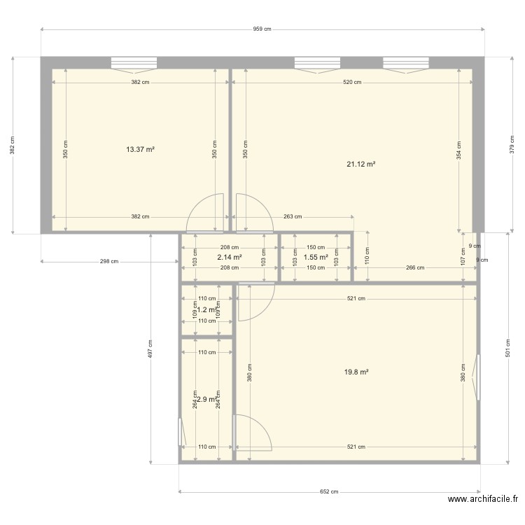 VERVUST. Plan de 0 pièce et 0 m2