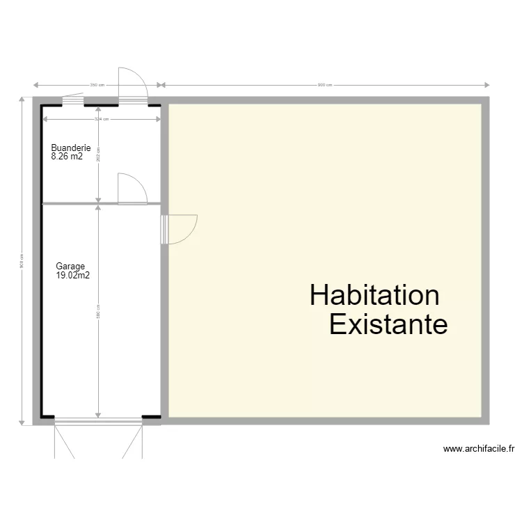 Garage Wardrecques. Plan de 