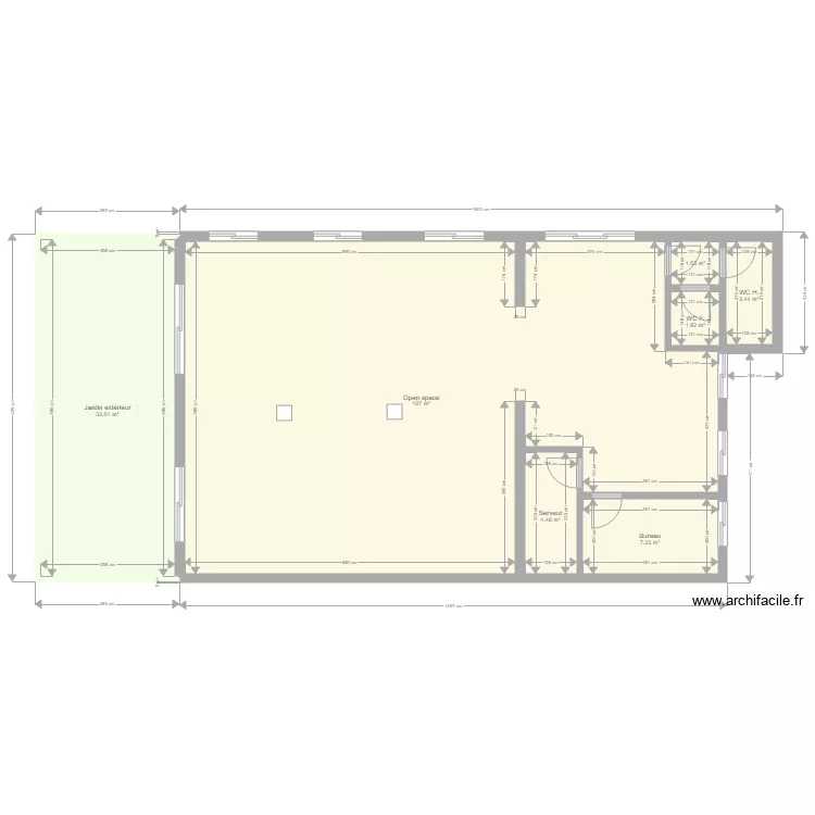 Nanterre existant. Plan de Nanterre existant. Plan de