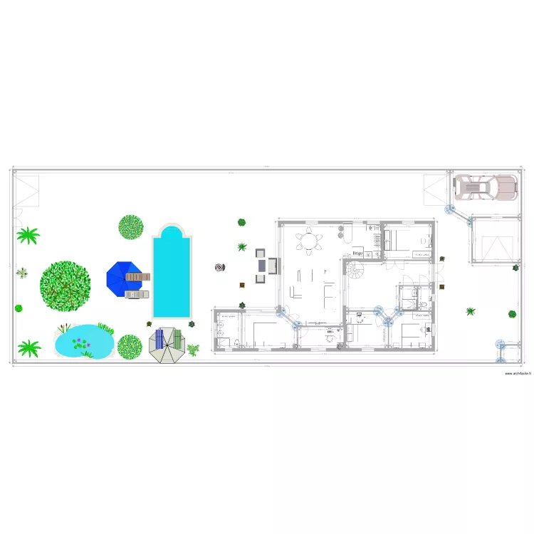 MAISON 122m2. Plan de MAISON 122m2. Plan de