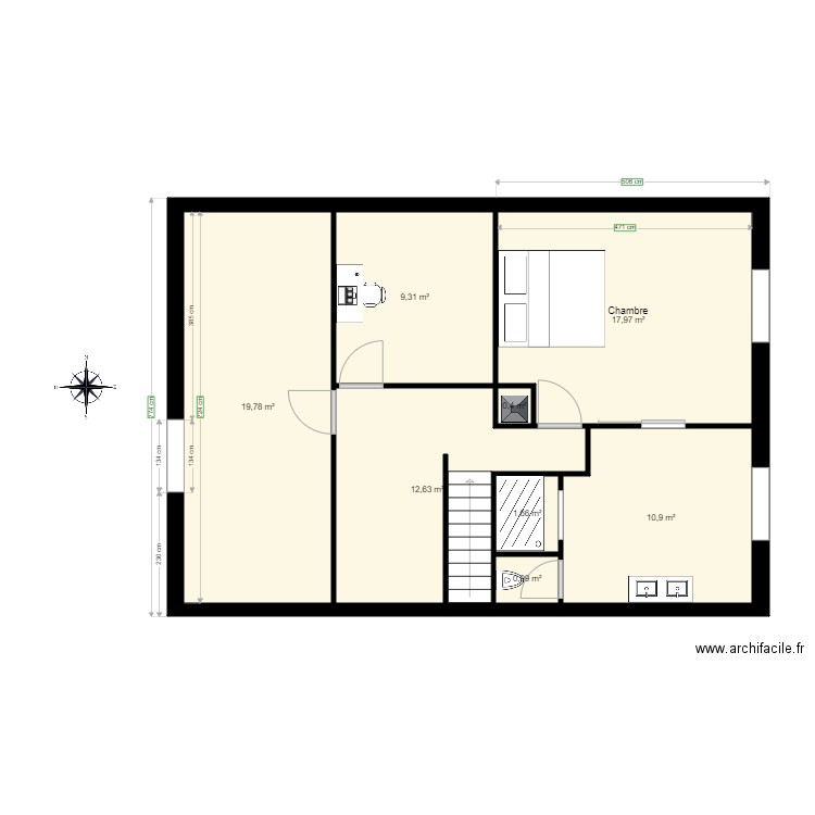 plan etage. Plan de 0 pièce et 0 m2