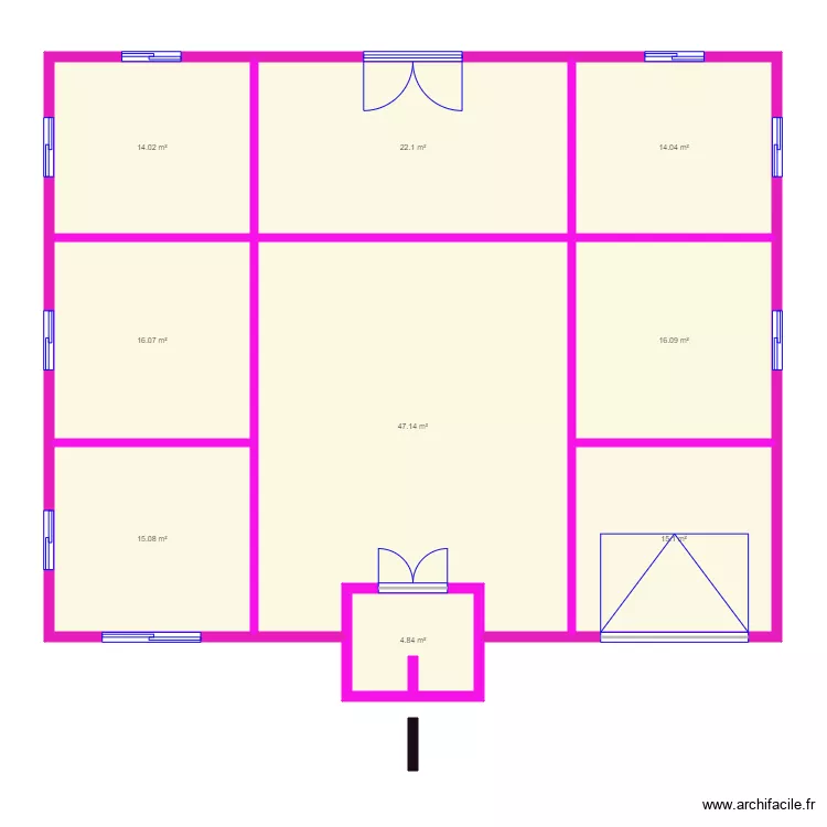 Magnifique Loft. Plan de 