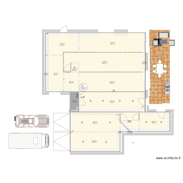 PLAN MAISON CONTAINER ISOLATION ELEC. Plan de 0 pièce et 0 m2