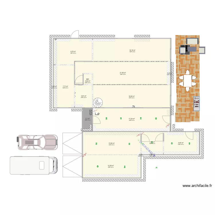 PLAN MAISON CONTAINER ISOLATION ELEC. Plan de PLAN MAISON CONTAINER ISOLATION ELEC. Plan de