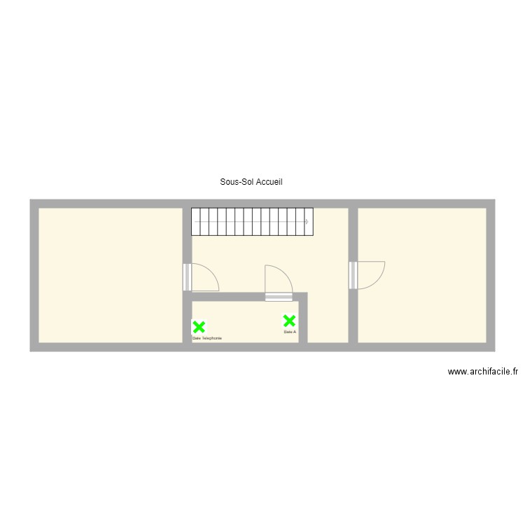 Sous Sol accueil. Plan de 0 pièce et 0 m2