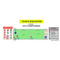 champs romain plan evacuation