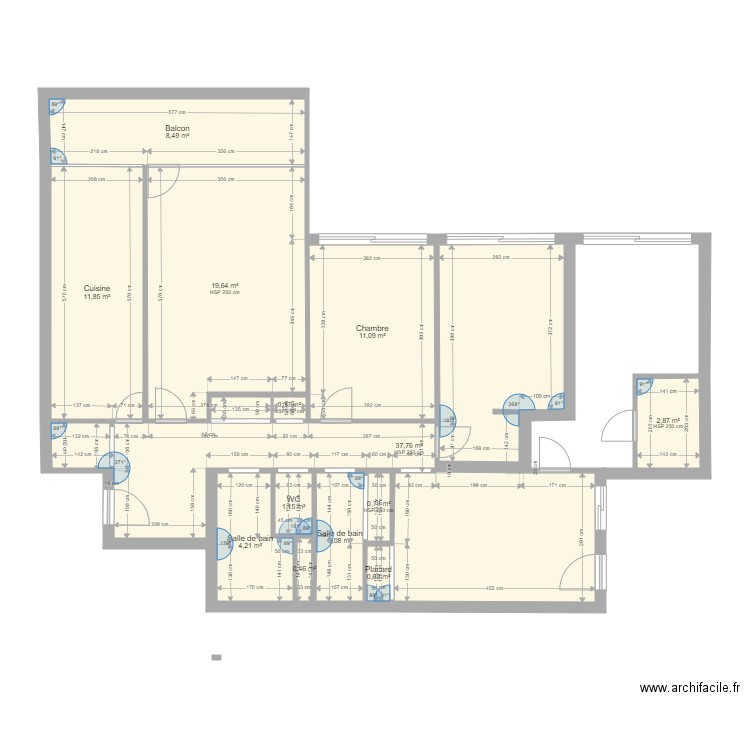 Maison Family So. Plan de 13 pièces et 102 m2