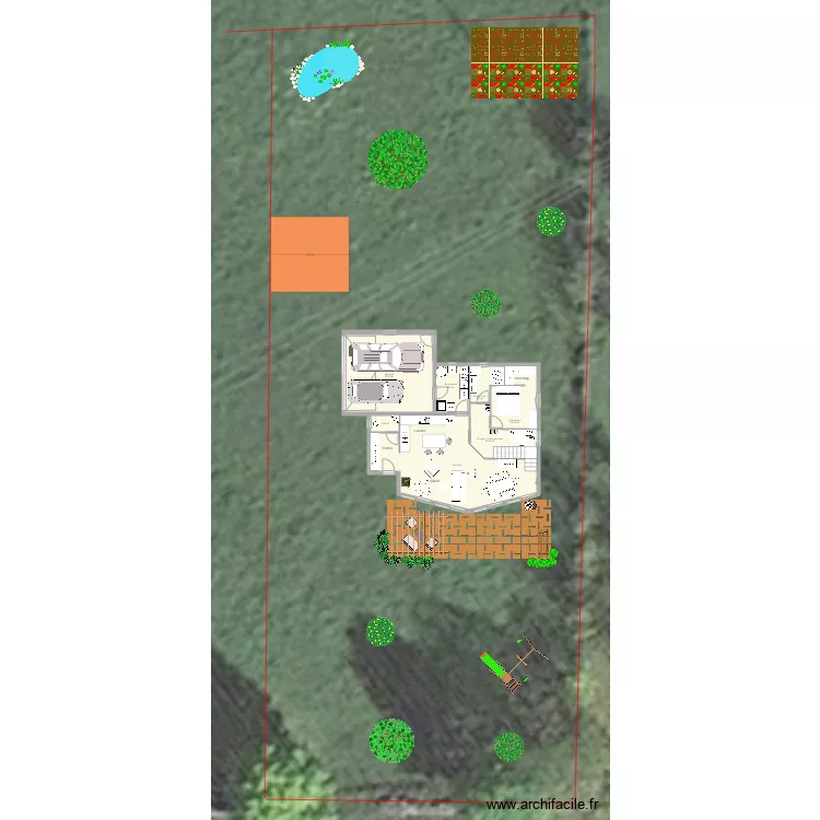 Goux les usiers. Plan de 