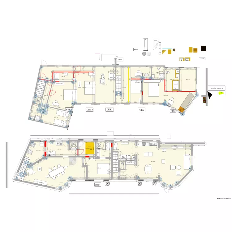 La Brévinoise 18 RDC essai2 QUINT. Plan de La Brévinoise 18 RDC essai2 QUINT. Plan de