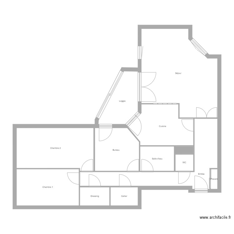 GOUTAGNIEUX. Plan de 0 pièce et 0 m2