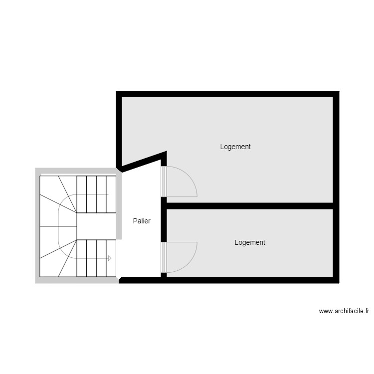 Parties communes M PEREZ. Plan de 0 pièce et 0 m2