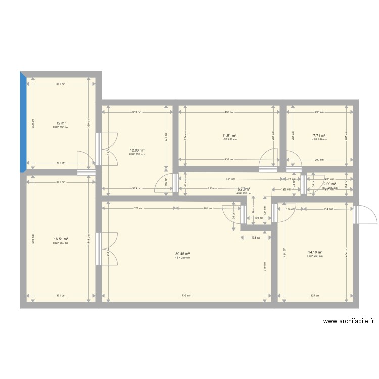 Chaussée Royale. Plan de 0 pièce et 0 m2