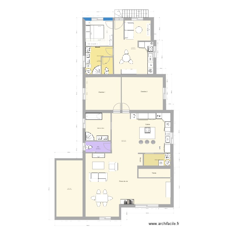 anouaretage. Plan de 0 pièce et 0 m2