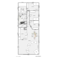 c&ocirc;tes r&eacute;elles (sans placo)  avec cloisons