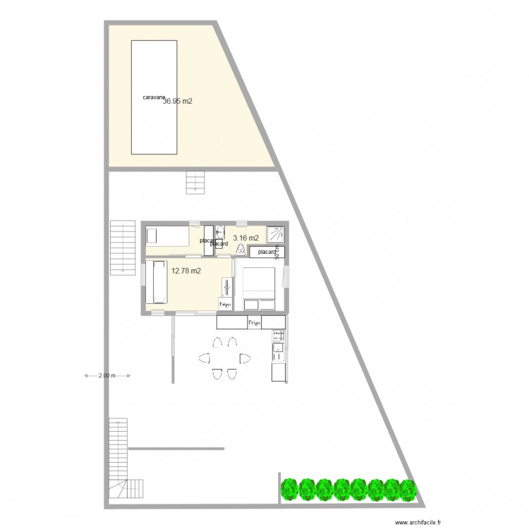 mobil home version 4. Plan de 0 pièce et 0 m2