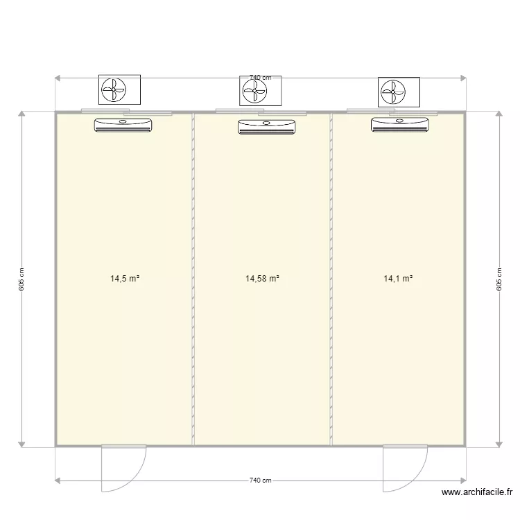 CNR BOURG LES VALENCE. Plan de 