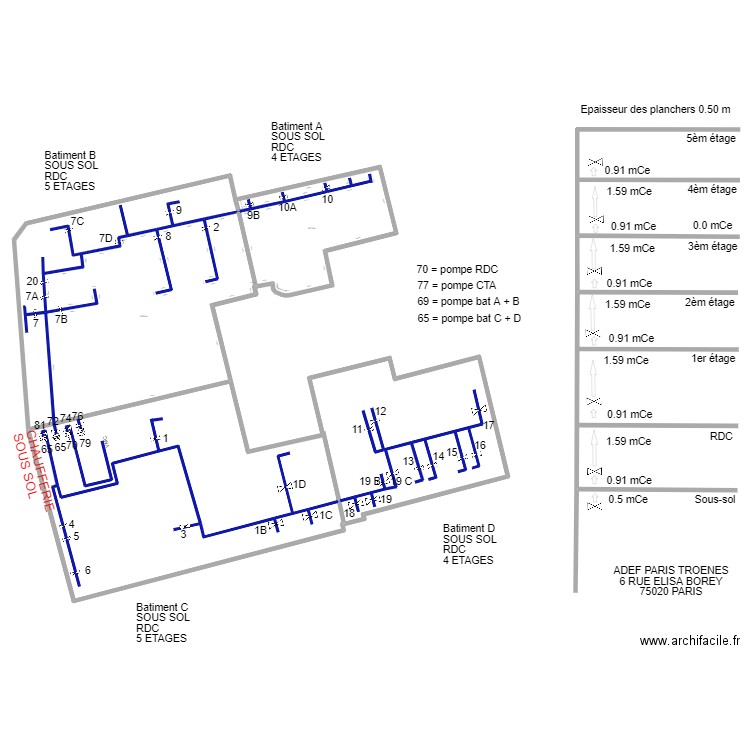 ADEF 20EME . Plan de 0 pièce et 0 m2