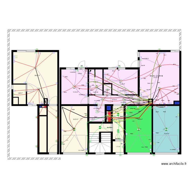 RDC. Plan de 0 pièce et 0 m2