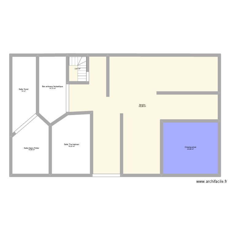 lib. Plan de 0 pièce et 0 m2